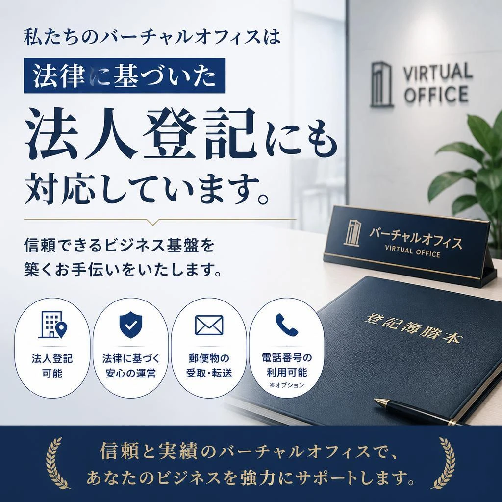 法人登記も安心