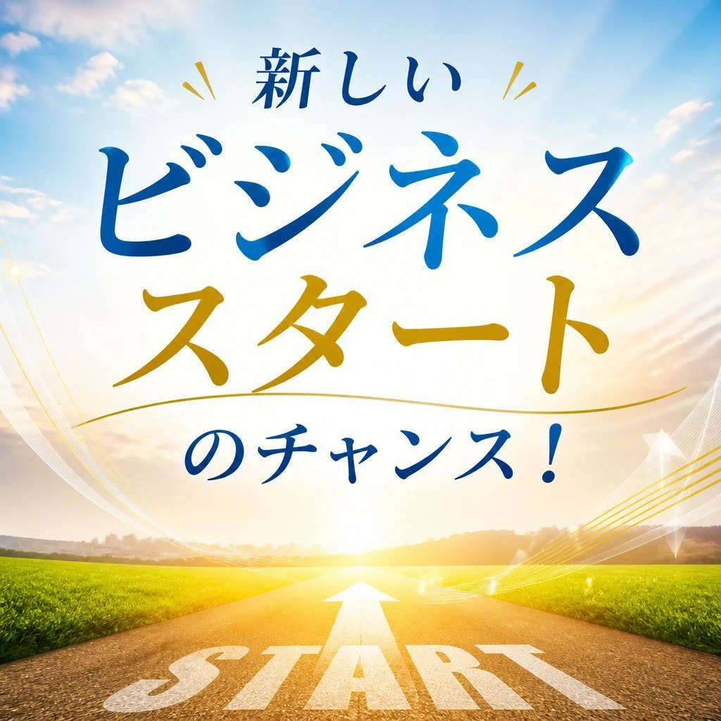 新しいビジネススタートのチャンス！